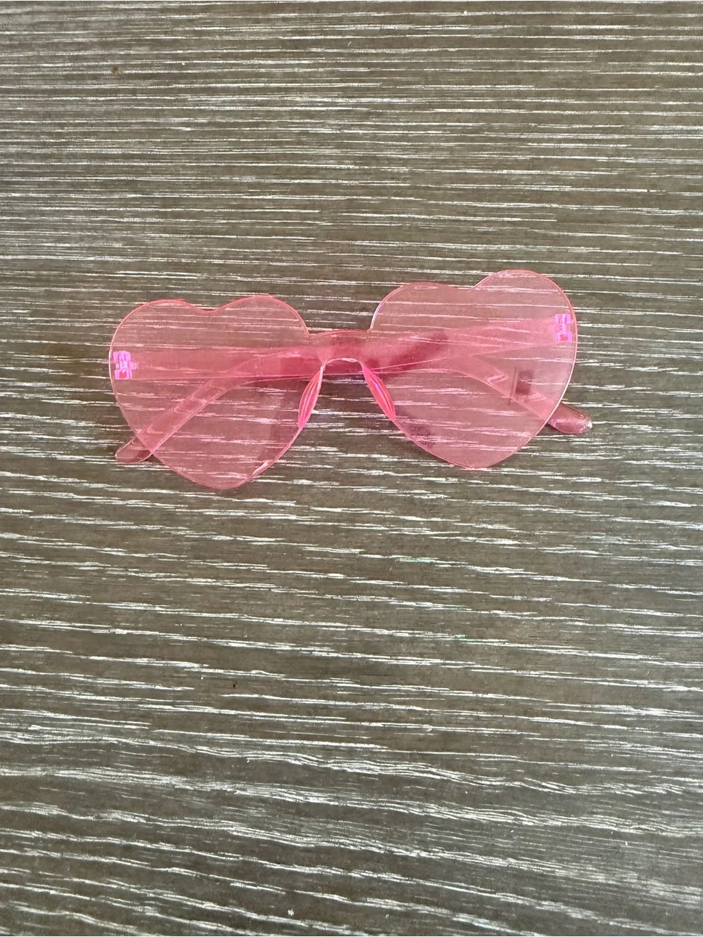 Like new Pink Heart-Shaped Kids Sunglasses
